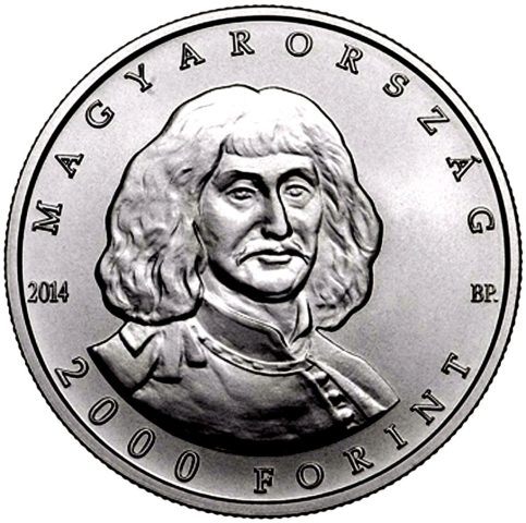 1.27. 2000 forint Zrínyi Miklós 2014 2000 Ft