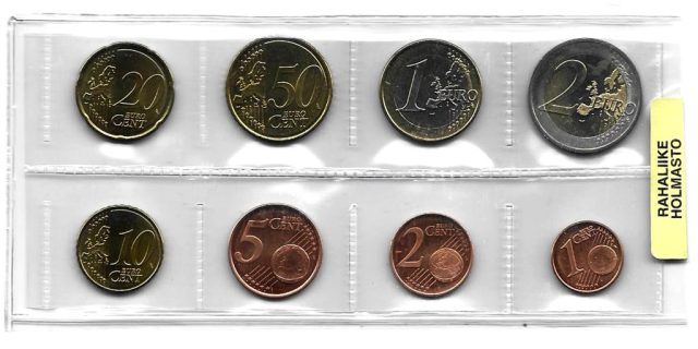 1.57. Finnország. Euro forgalmi sor 2007 2000 Ft