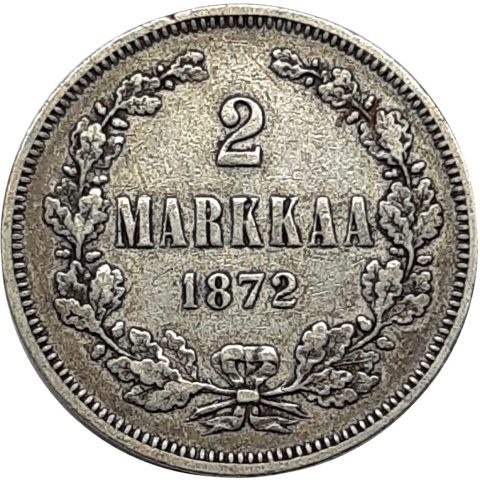 1.68. II. Sándor 2 márka 1872 10000 Ft