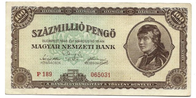 2.14. Százmillió pengő 1946. UNC 600 Ft