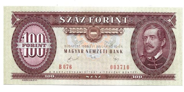 2.17. 100 forint 1989. UNC 1000 Ft