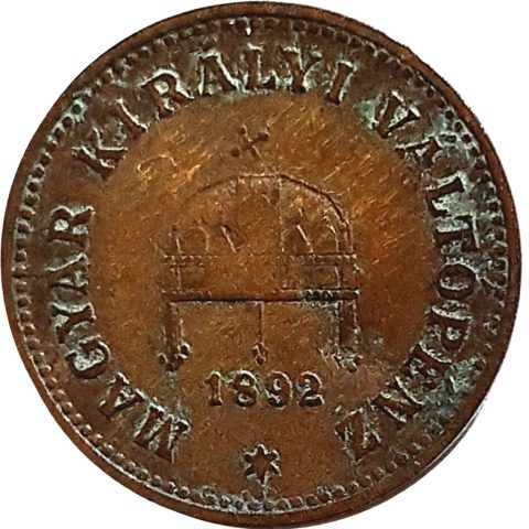 6.01. 1 fillér 1892. 4000 Ft