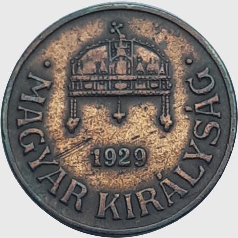 6.06. 1 fillér 1929. 8000 Ft