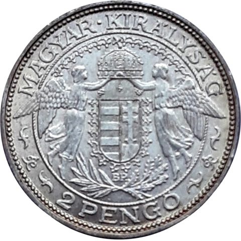 6.12. 2 pengő 1938. 3000 Ft
